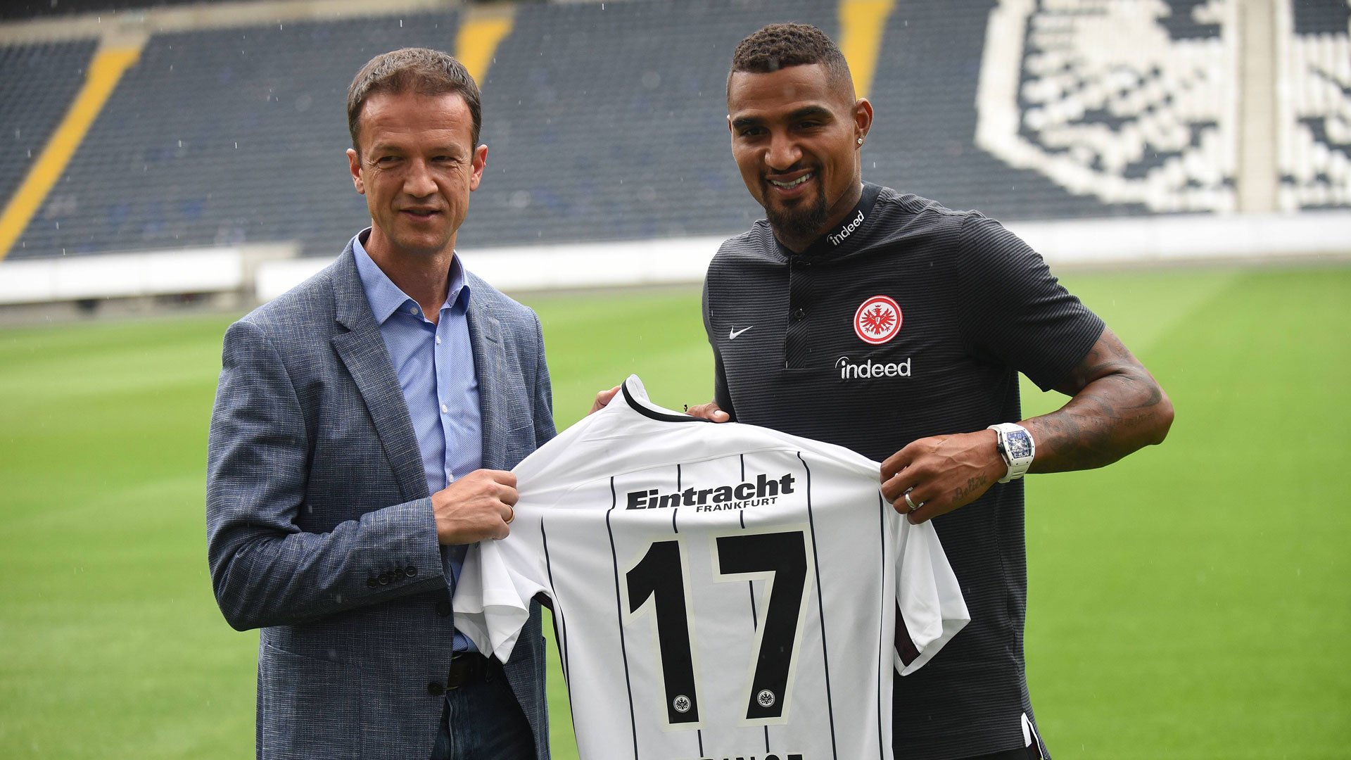 ONLY GERMANY Fredi Bobic Kevin Prince Boaten Eintracht Frankfurt