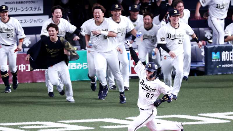 【動画】オリックス・バファローズ中川圭太のサヨナラ打で日本シリーズ進出 福岡ソフトバンクホークスはデスパイネに一発も競り負ける | パ・リーグCS | プロ野球