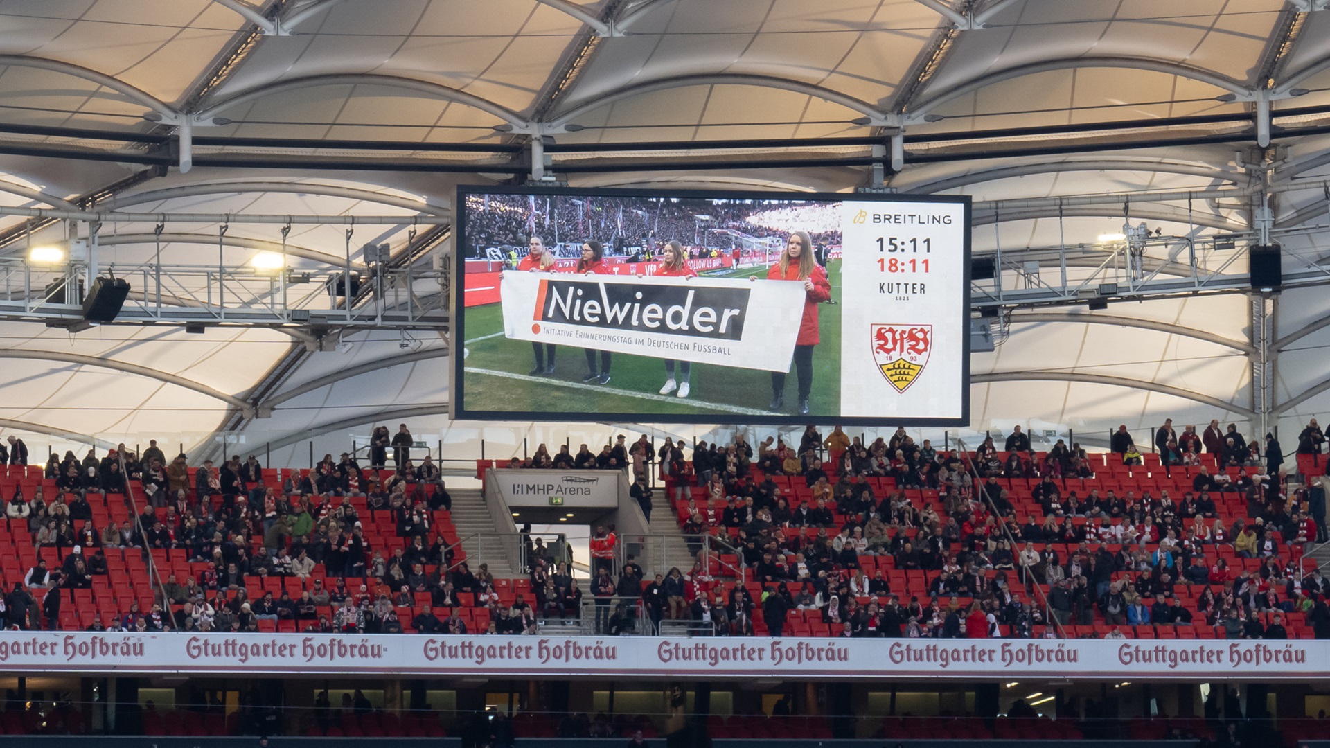 Le tribune dello stadio di Stoccarda