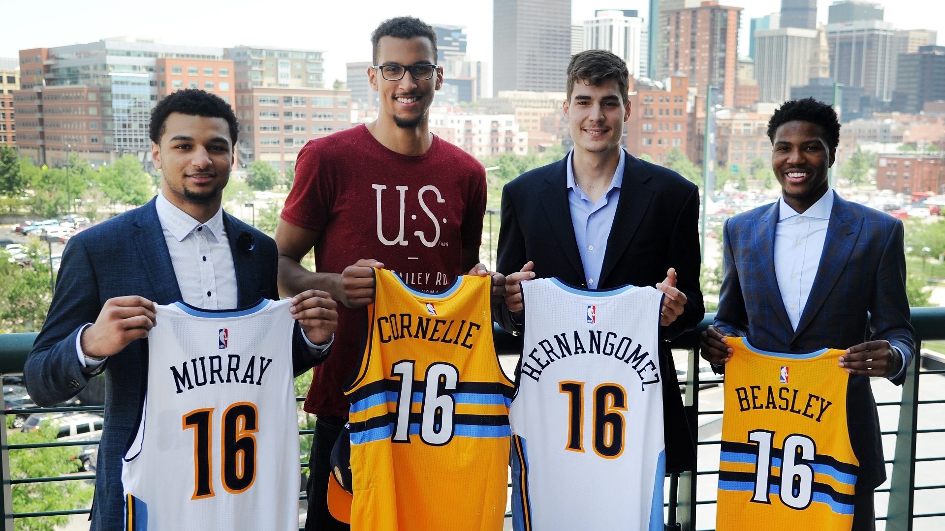 Jamal Murray Petr Cornelie Juancho Hernangómez Malik Beasley