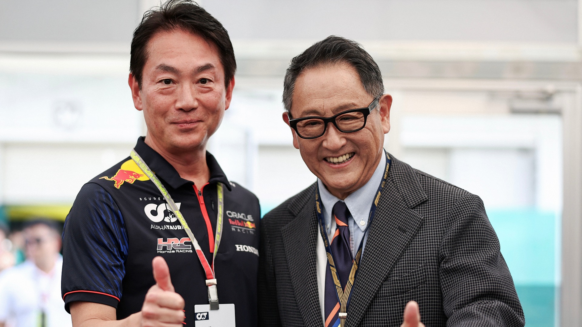 2023-10-01 Watanabe kouji Toyoda Akio F1 Formula 1