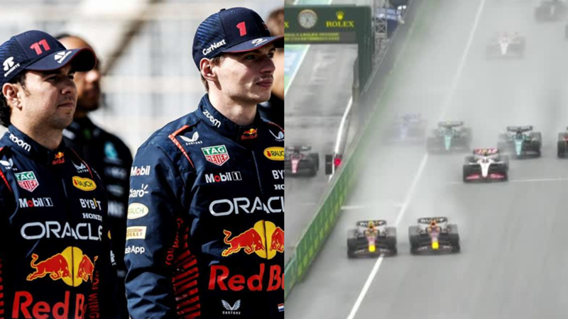 Max Verstappen y Checo Pérez se enzarzan por radio tras su batalla en la carrera al sprint de Austria: "What the f*ck?"