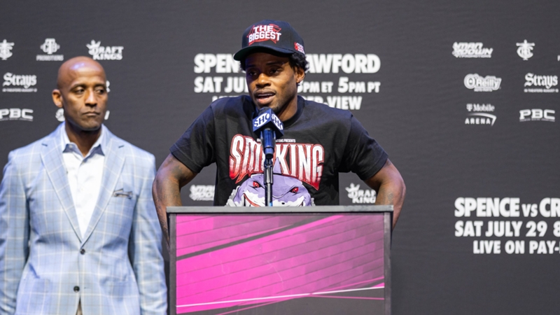 Errol Spence Jr. teases next move after Terence Crawford undisputed