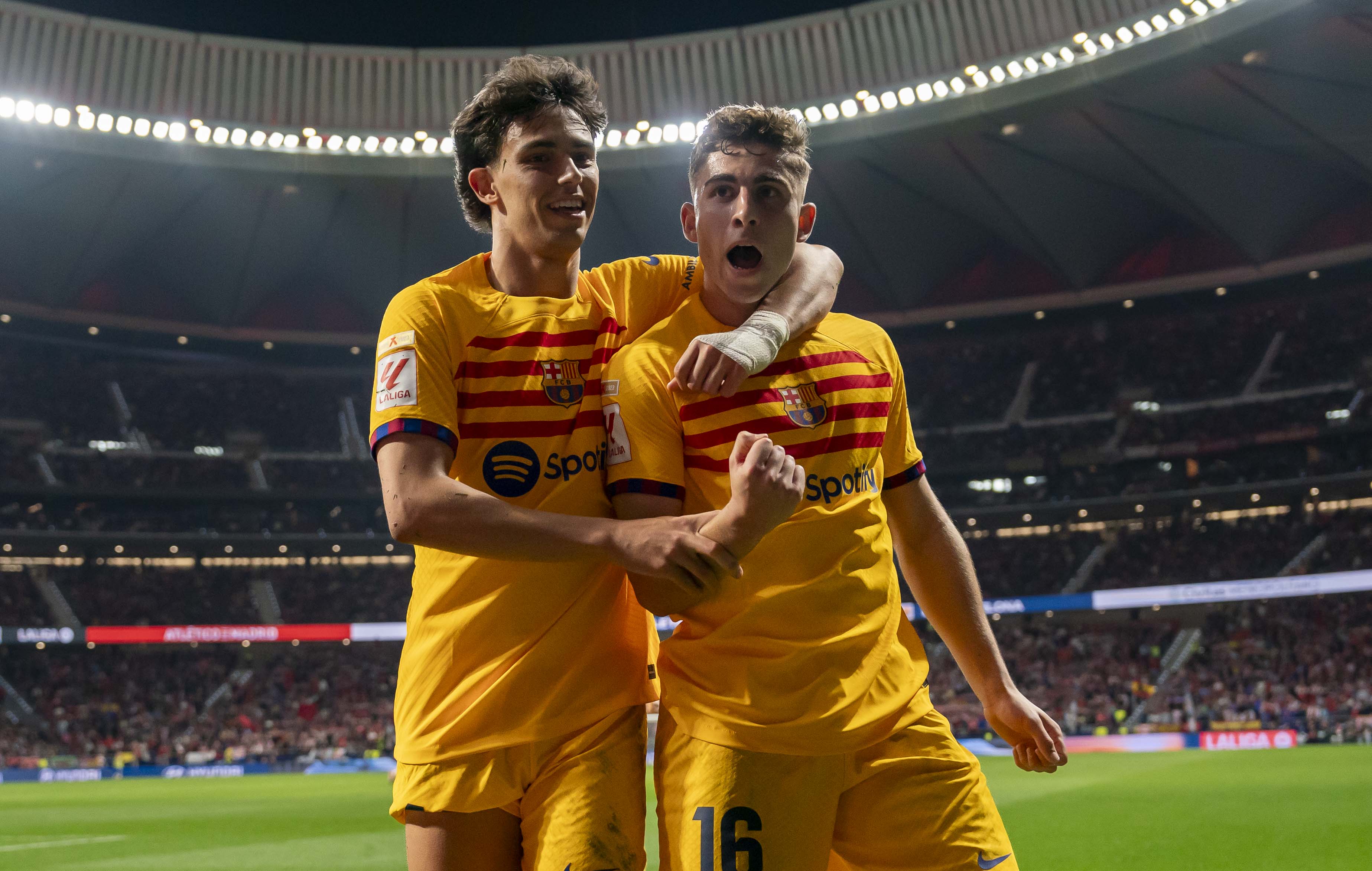 Joao Félix y Fermín, ante el Atlético de Madrid