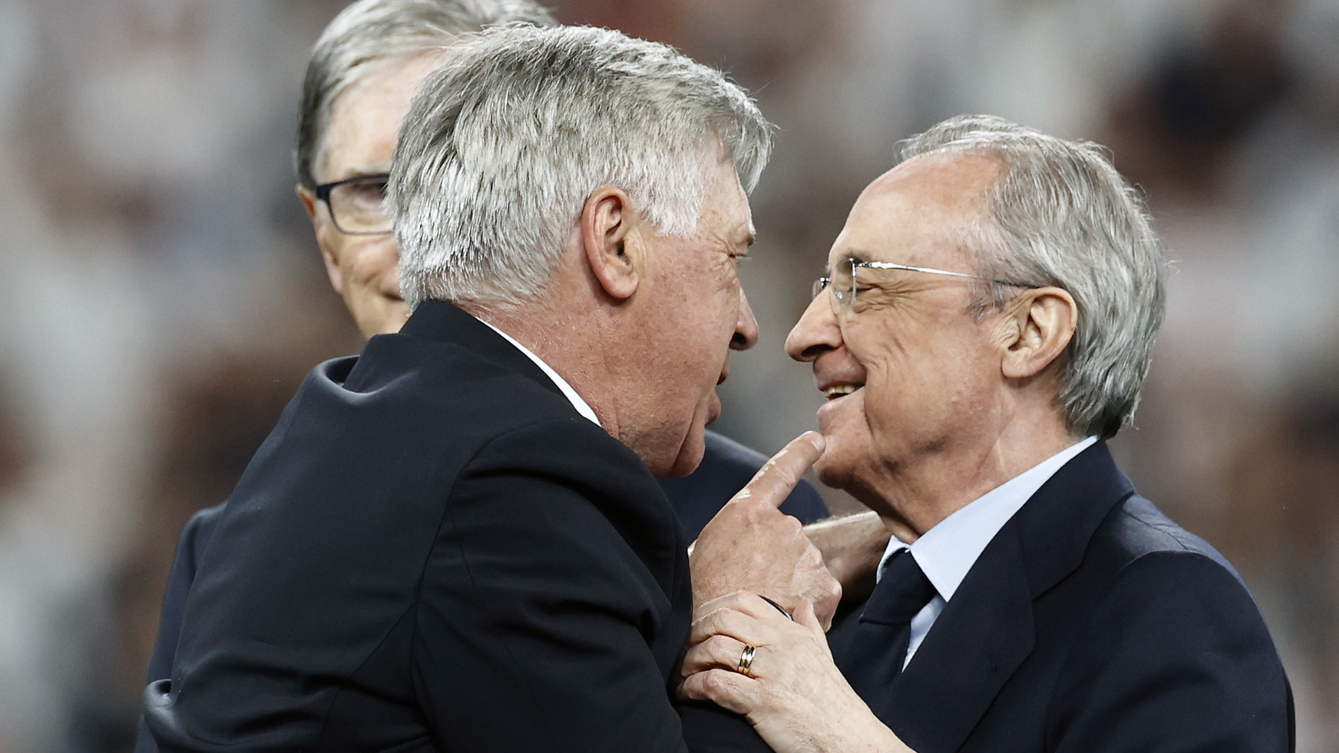 Carlo Ancelotti and Florentino Pérez