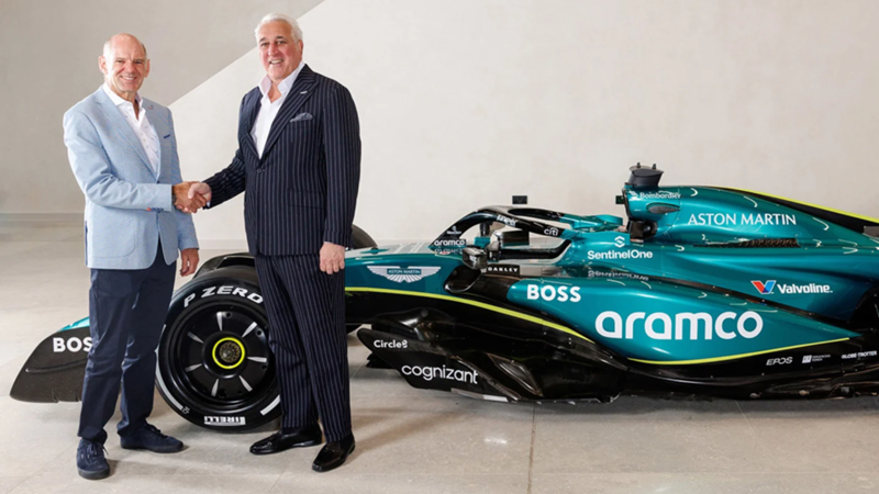 Lawrence Stroll se 'ríe' del coste de fichar a Adrian Newey para Aston Martin: "Es un chollo, es barato para todo lo que aportará"