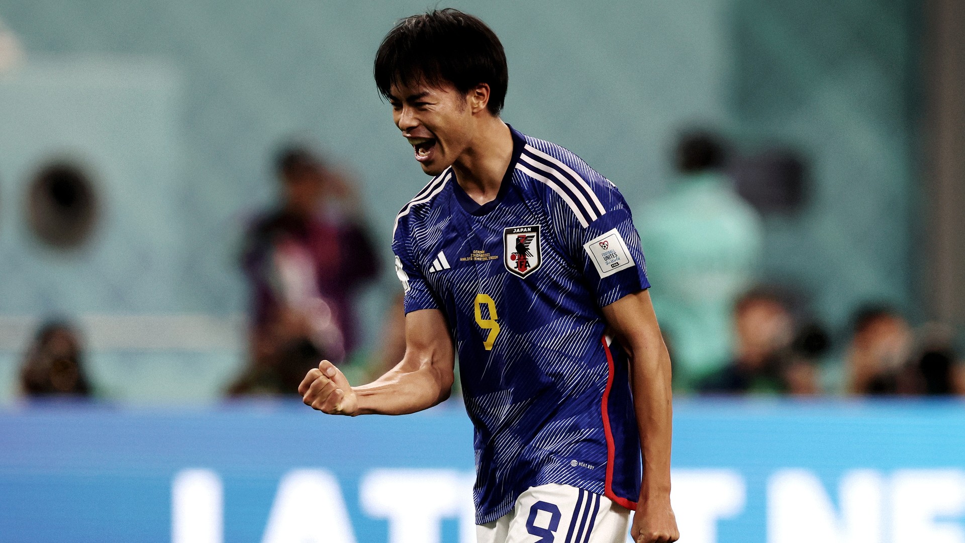 全国組立設置無料 サッカー 日本代表 2022 ユニフォーム 三笘選手 9番 