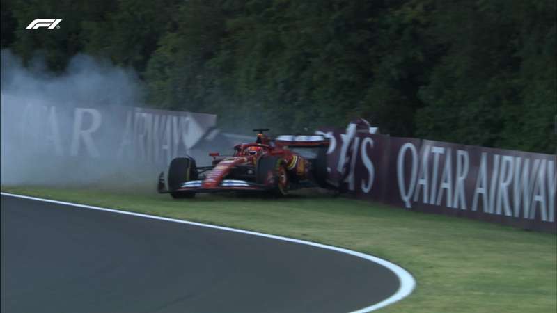 ¡Espectacular 360º de Charles Leclerc en el GP de Hungría F1 2024! El accidente que va a afectar al presupuesto de Ferrari para desarrollar el SF-24