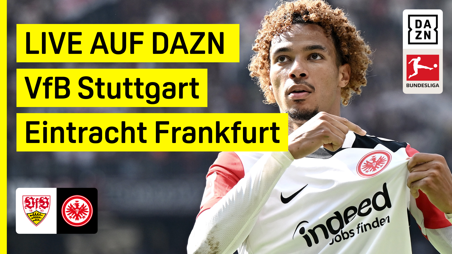 VfB Stuttgart Eintracht Frankfurt Bundesliga DAZN Header