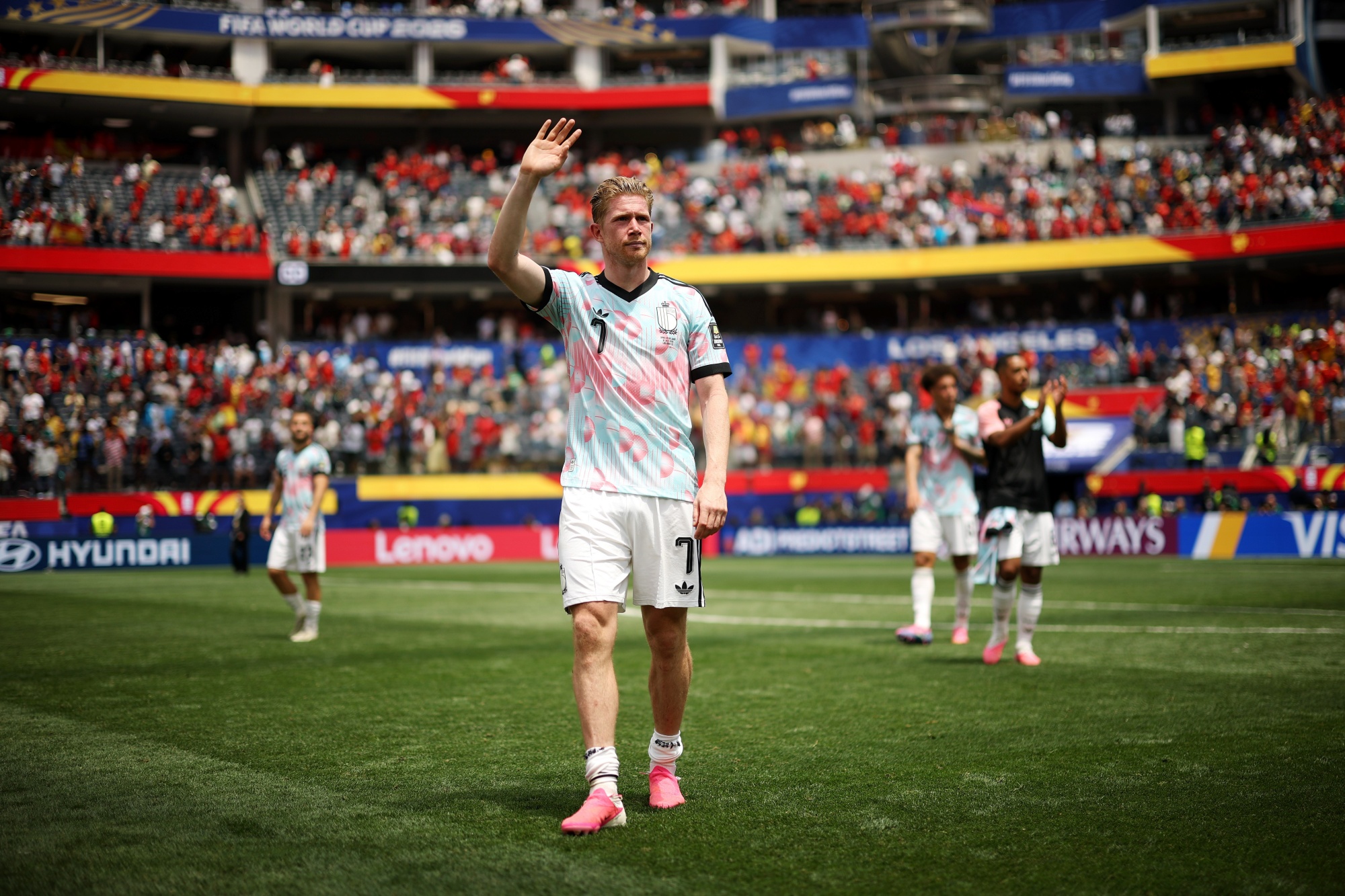 【正規品】ベルギー代表 2022 W杯 ホーム デ・ブライネ L オフィシャル 北中米W杯】35歳の司令塔デ・ブライネがベルギー代表からの引退を否定