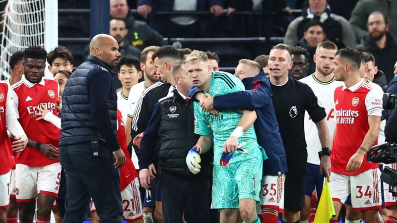 Aaron Ramsdale sufrió una vergonzosa agresión por parte de un aficionado en el Tottenham vs Arsenal: ¡le propinó una patada!