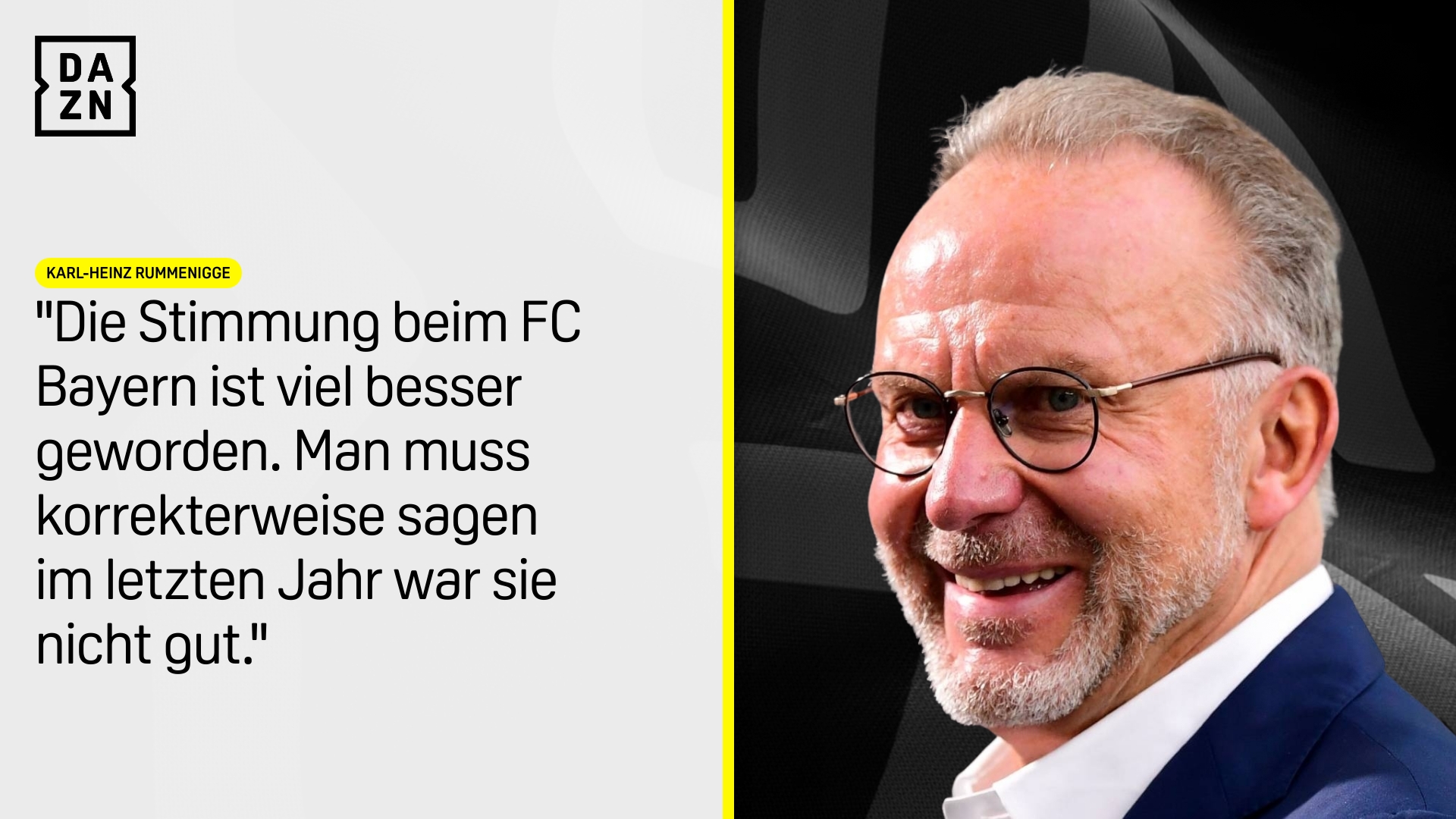 Karl-Heinz Rummenigge exklusiv im Interview Stimmung FC Bayern