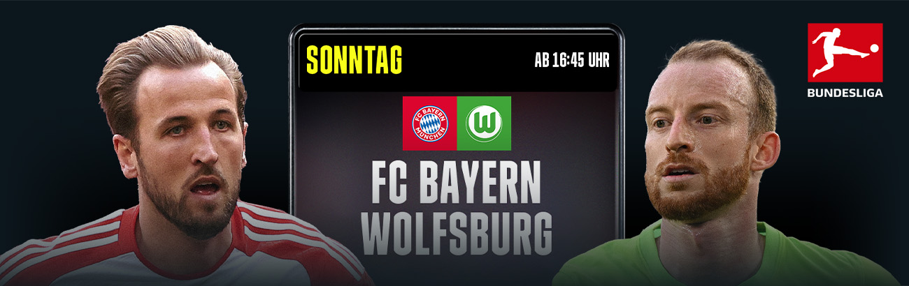 FC Bayern München VfL Wolfsburg Bundesliga Spieltag 33 Banner