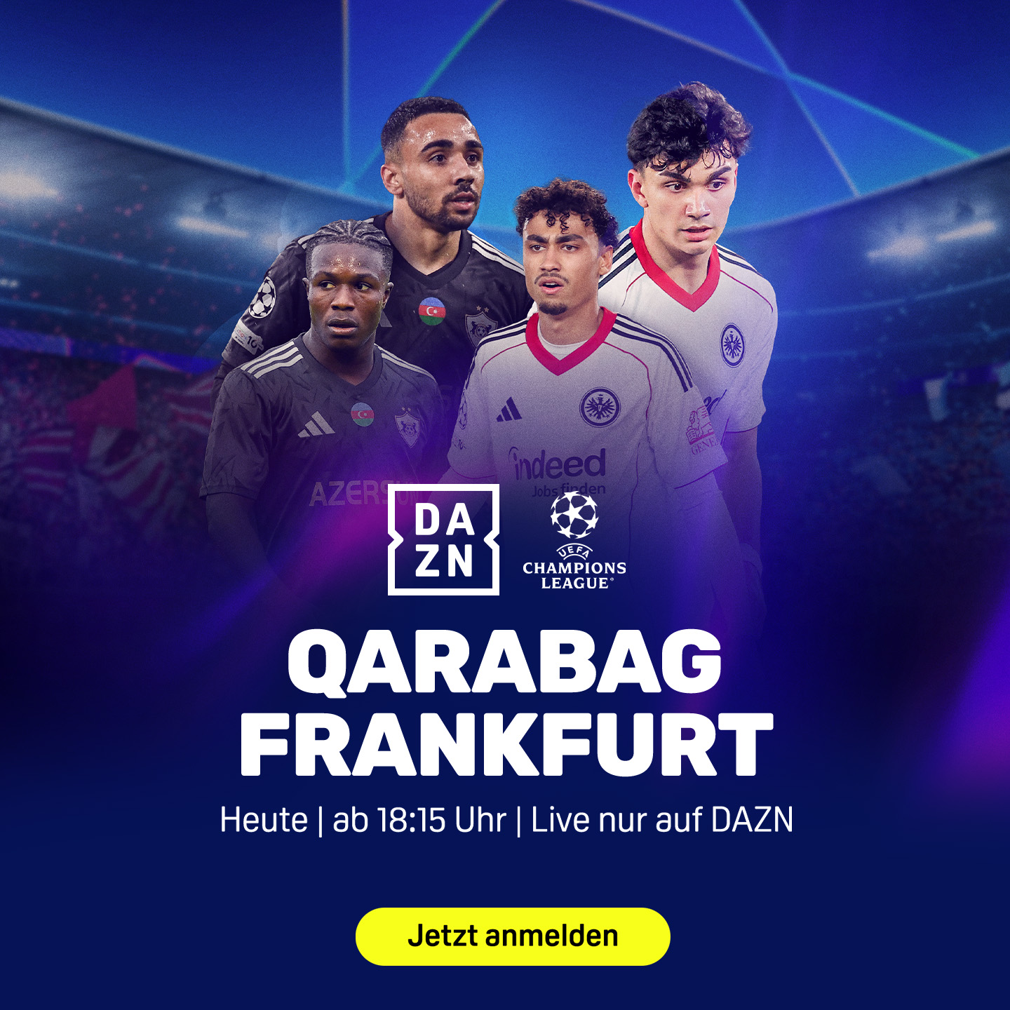 Qarabag Eintracht Frankfurt Champions League MD 7 Banner