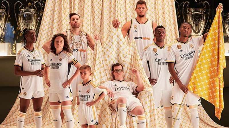 Camiseta Hombre Baloncesto Primera Equipación Blanca 23/24 - Real Madrid CF