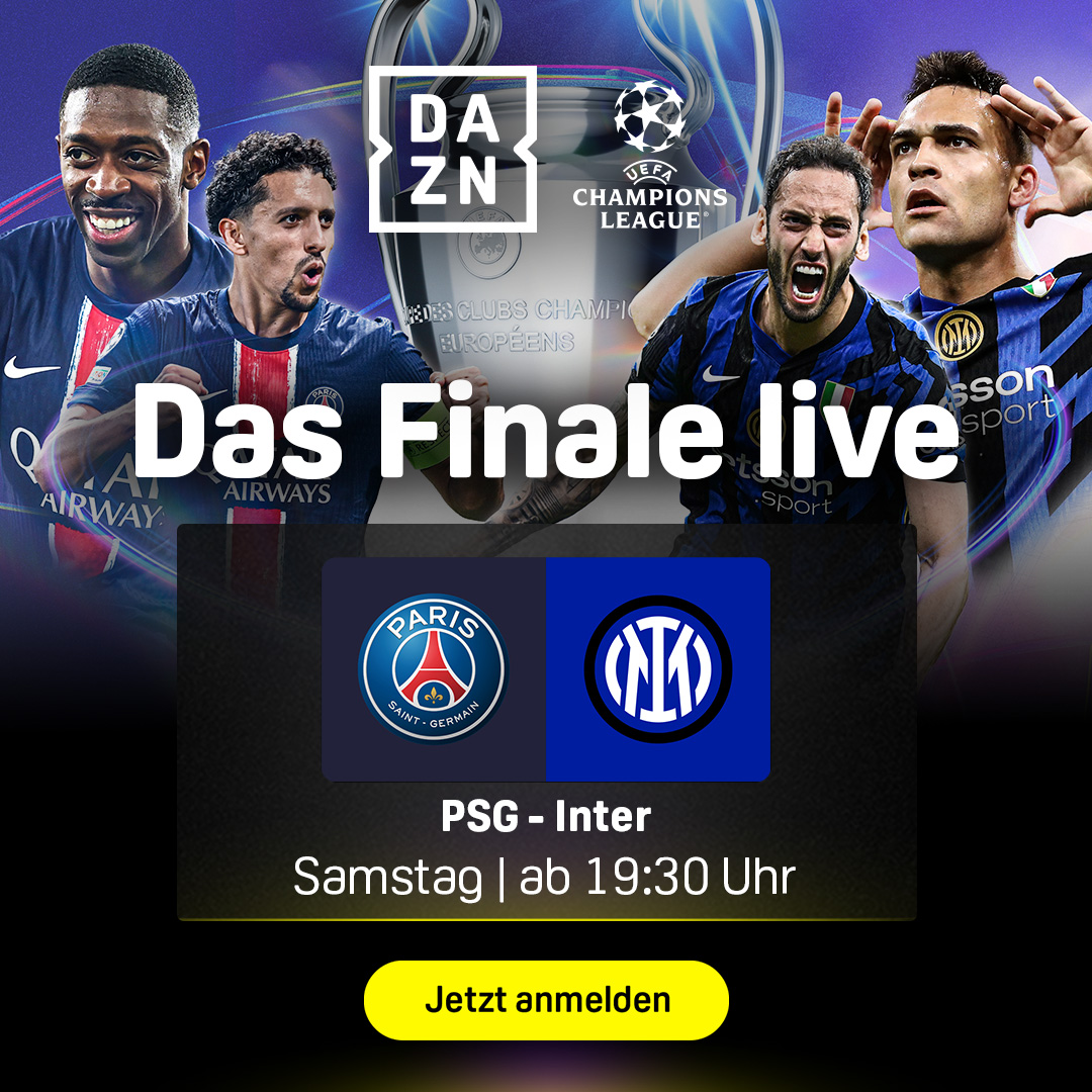 Banner short Champions League Finale 2025 live
