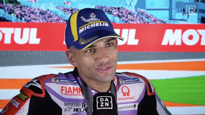 Jorge Martín lamenta su incidente con Marc Márquez en su última carrera con Honda: "Me sabe mal por él, creo que hoy era incluso un aliado para ayudarme"