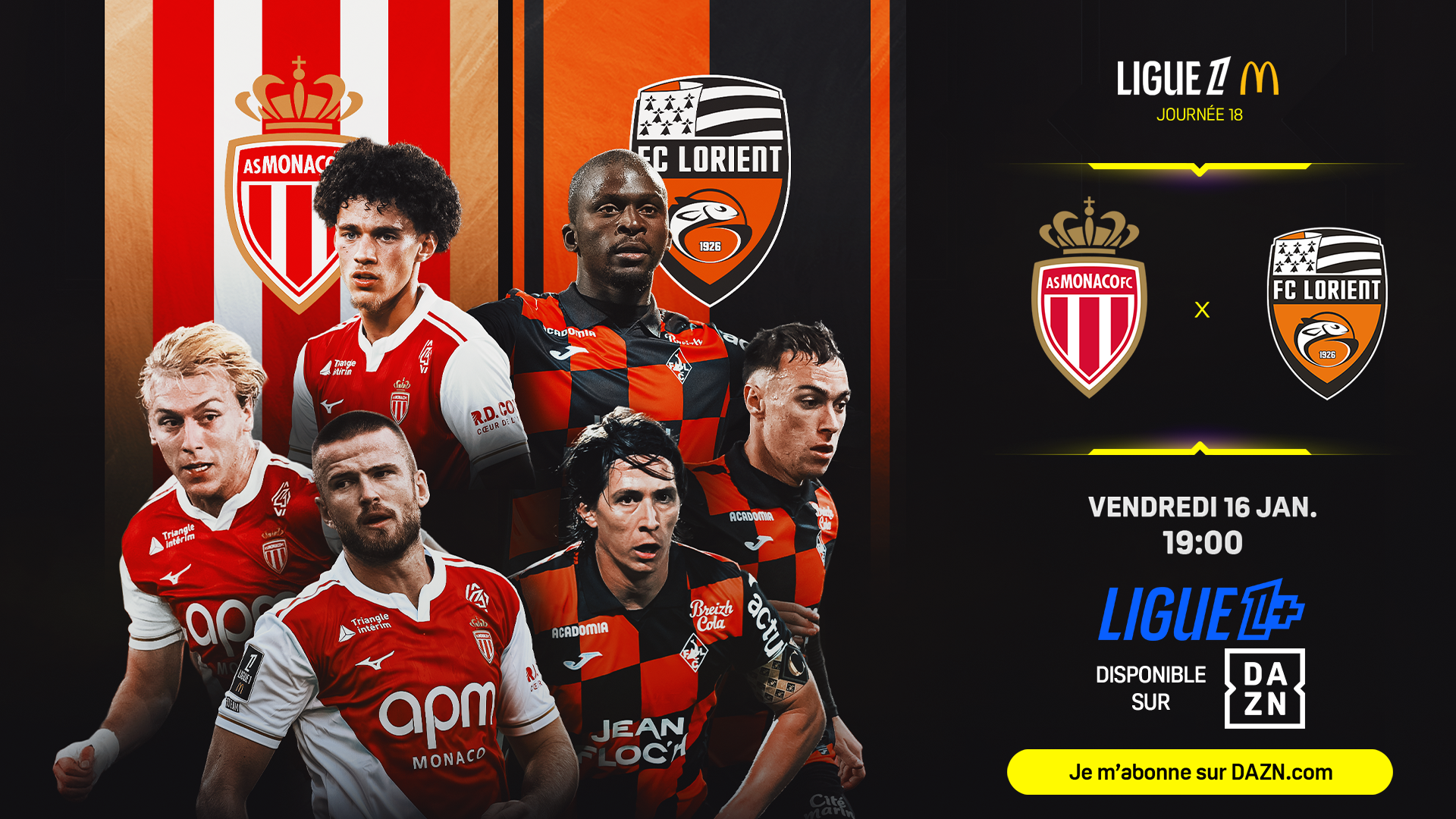 Comment regarder AS Monaco - FC Lorient ? Date, heure, streaming et ...