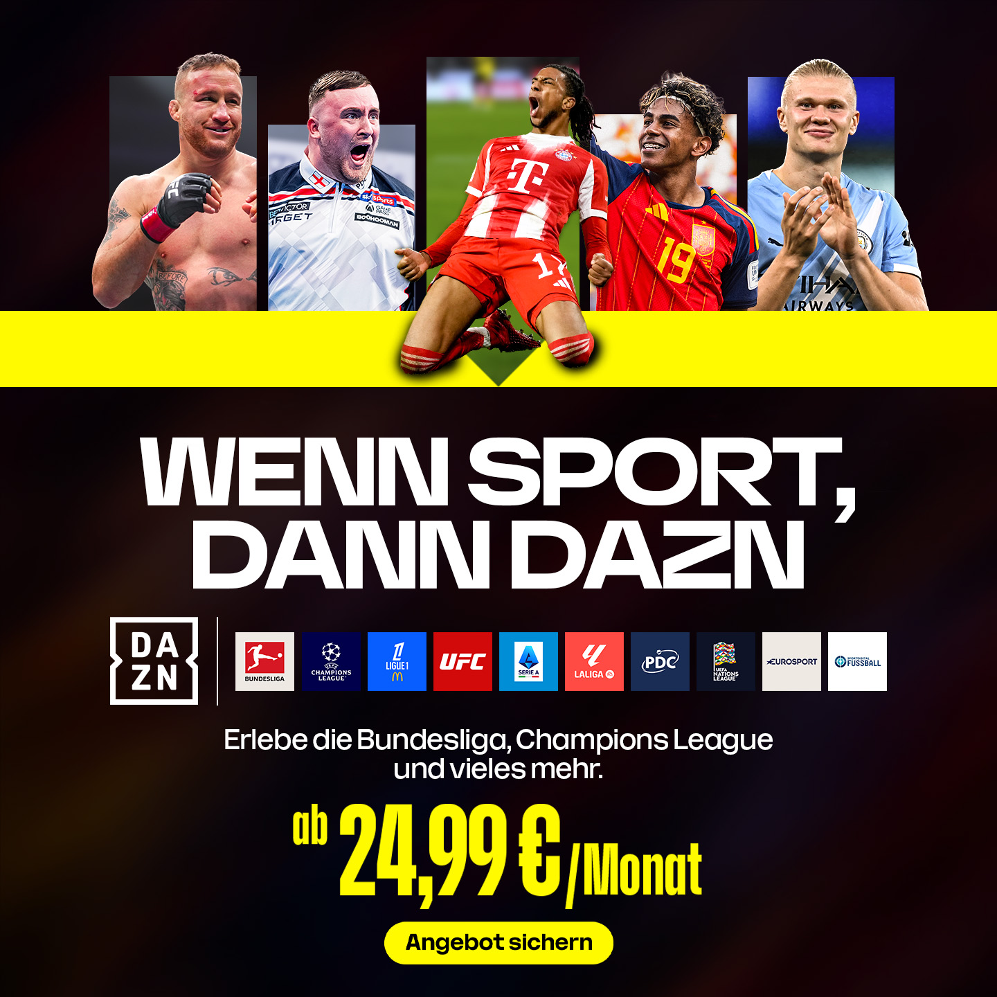 Wenn Sport dann DAZN Banner 26