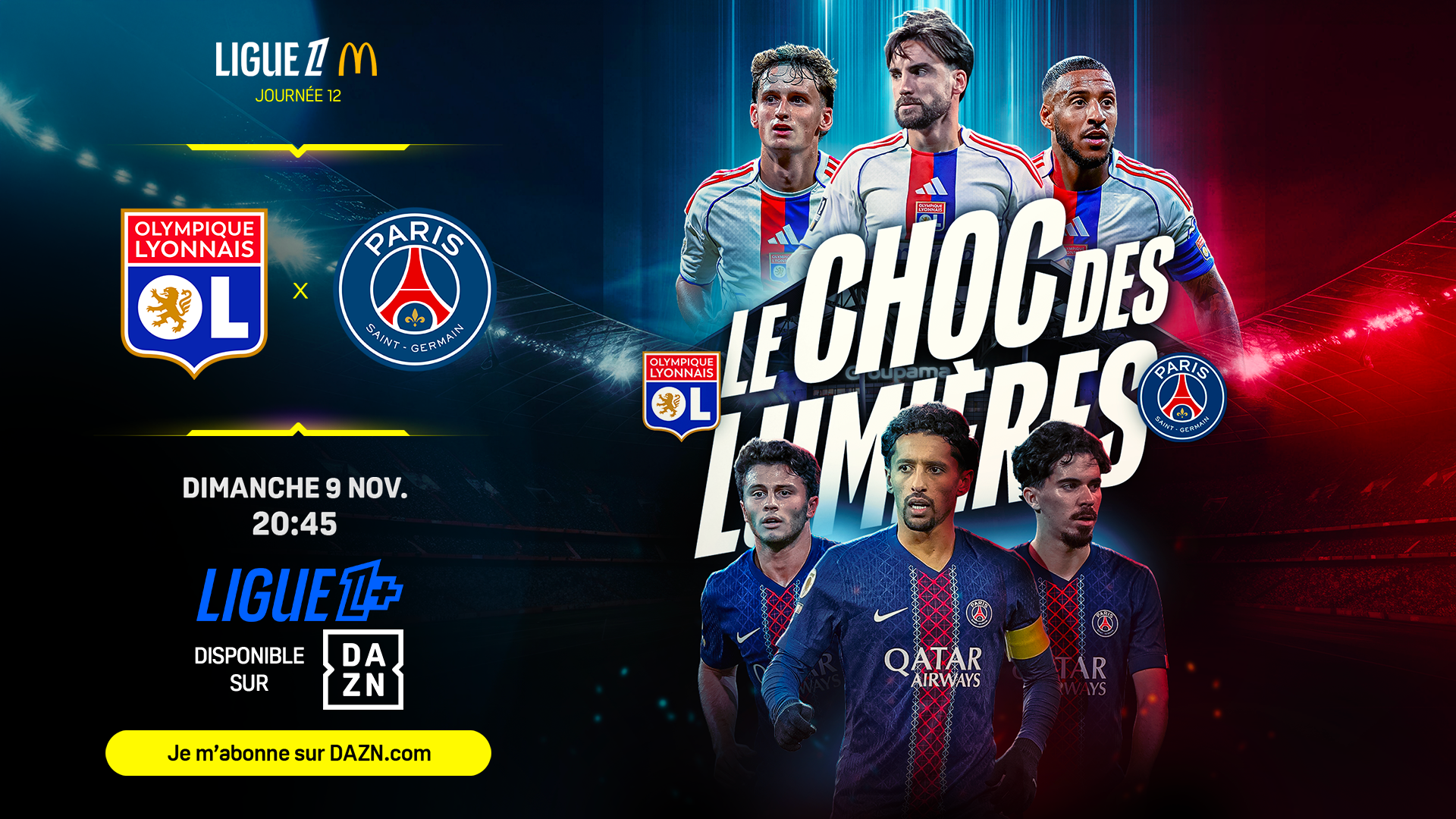 classifica di olympique lyonnais psg