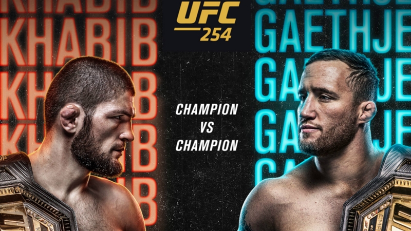 What channel is Khabib Nurmagomedov vs. Justin Gaethje? UFC 254 PPV schedule, start time