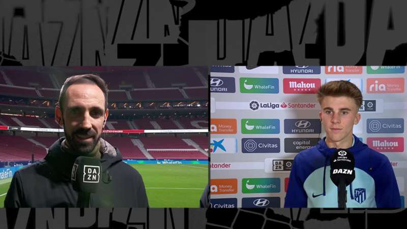 El emotivo mensaje de Juanfran Torres a Pablo Barrios en DAZN: "Seguro que tendrás muchos años con el Atlético de Madrid"