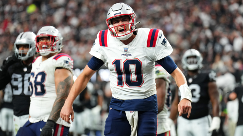 Mac Jones continúa sembrando dudas en los New England Patriots: así jugó ante Las Vegas Raiders