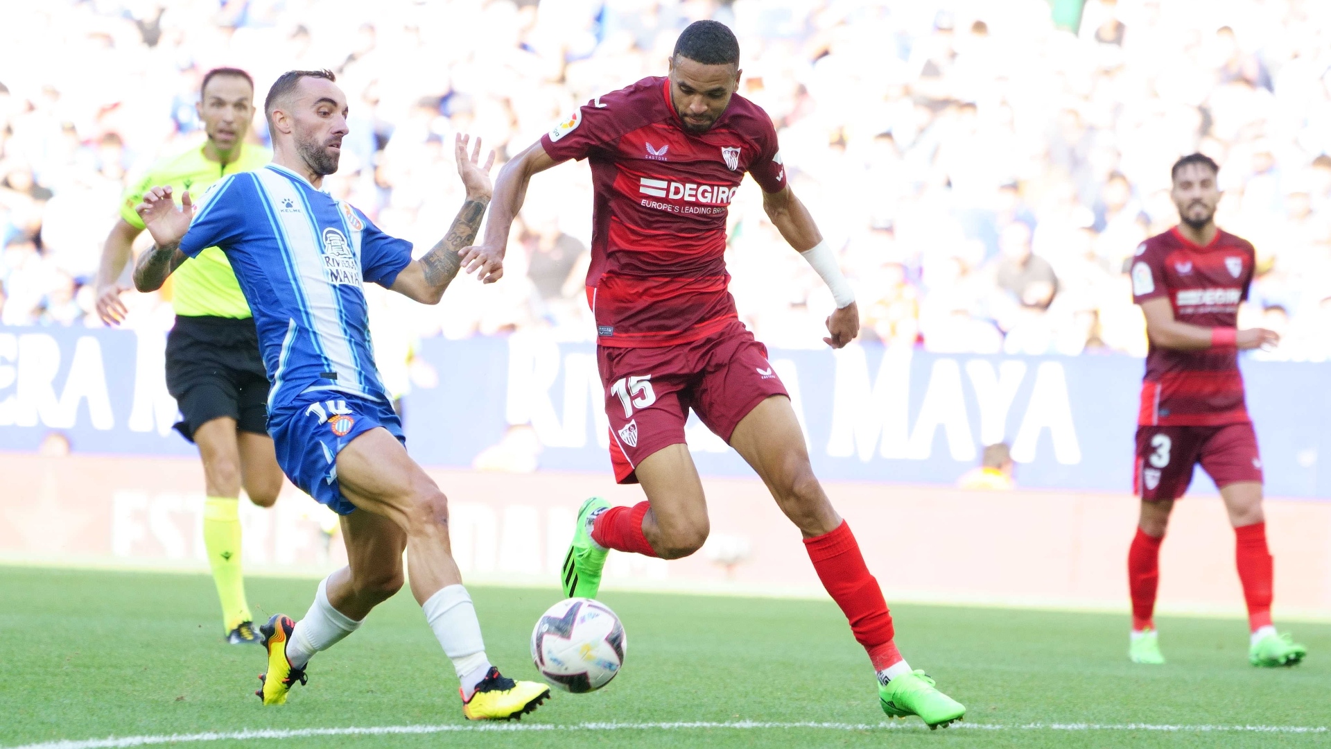 Sergi Darder Youssef En-Nesyri Espanyol Sevilla LaLiga