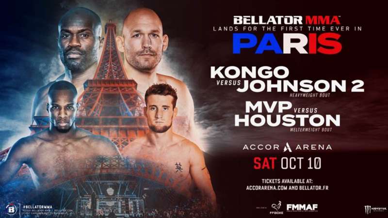 Cheick Kongo, Michael 'Venom' Page featured on Bellator's debut in Paris