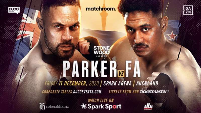 Joseph Parker vs. Junior Fa set for December 11 in Auckland