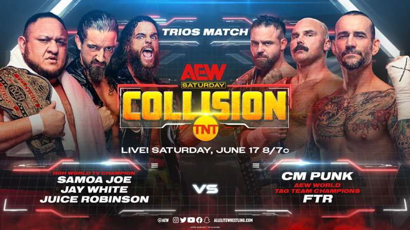 AEW Collision: Full confirmed match list for this week's episode in Chicago, Illinois