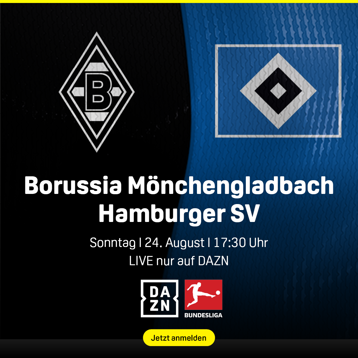 Borussia Mönchengladbach Hamburger SV HSV Banner