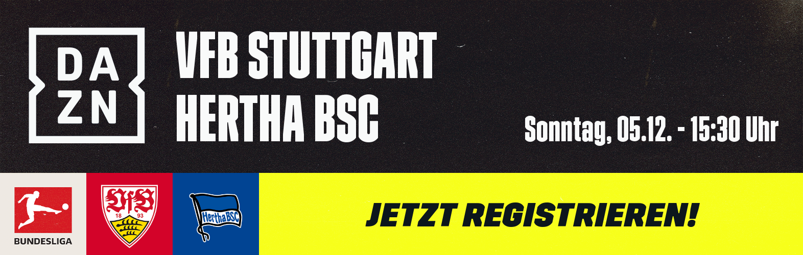 VfB Stuttgart Hertha BSC Bundesliga Banner 05122021