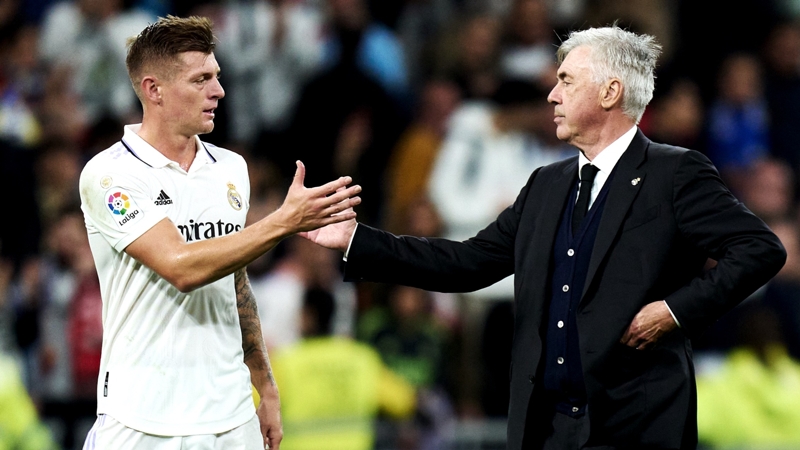 Carlo Ancelotti y su espectacular gestión para dosificar a los jugadores del Real Madrid: "Kroos, diez minutos"