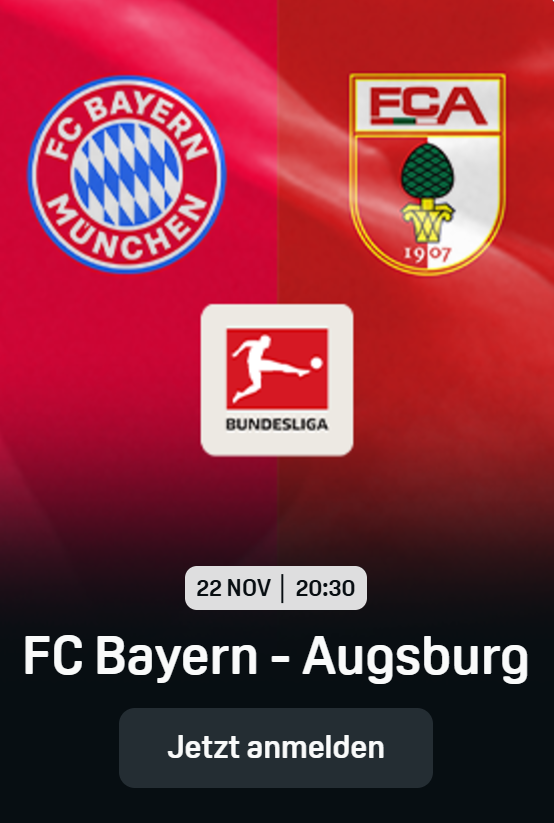 FC Bayern München FC Augsburg Bundesliga DAZN