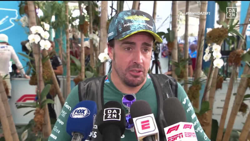 Fernando Alonso sobrevive a una "carrera dura" en el GP de Miami: "Tuvimos la suerte del safety car, recuperamos muchas posiciones y pude luchar con Ocon"