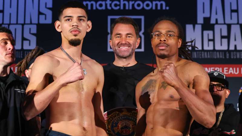 What time is the Diego Pacheco vs. Shawn McCalman fight tonight? Ringwalks, running order, streaming, how to watch on DAZN