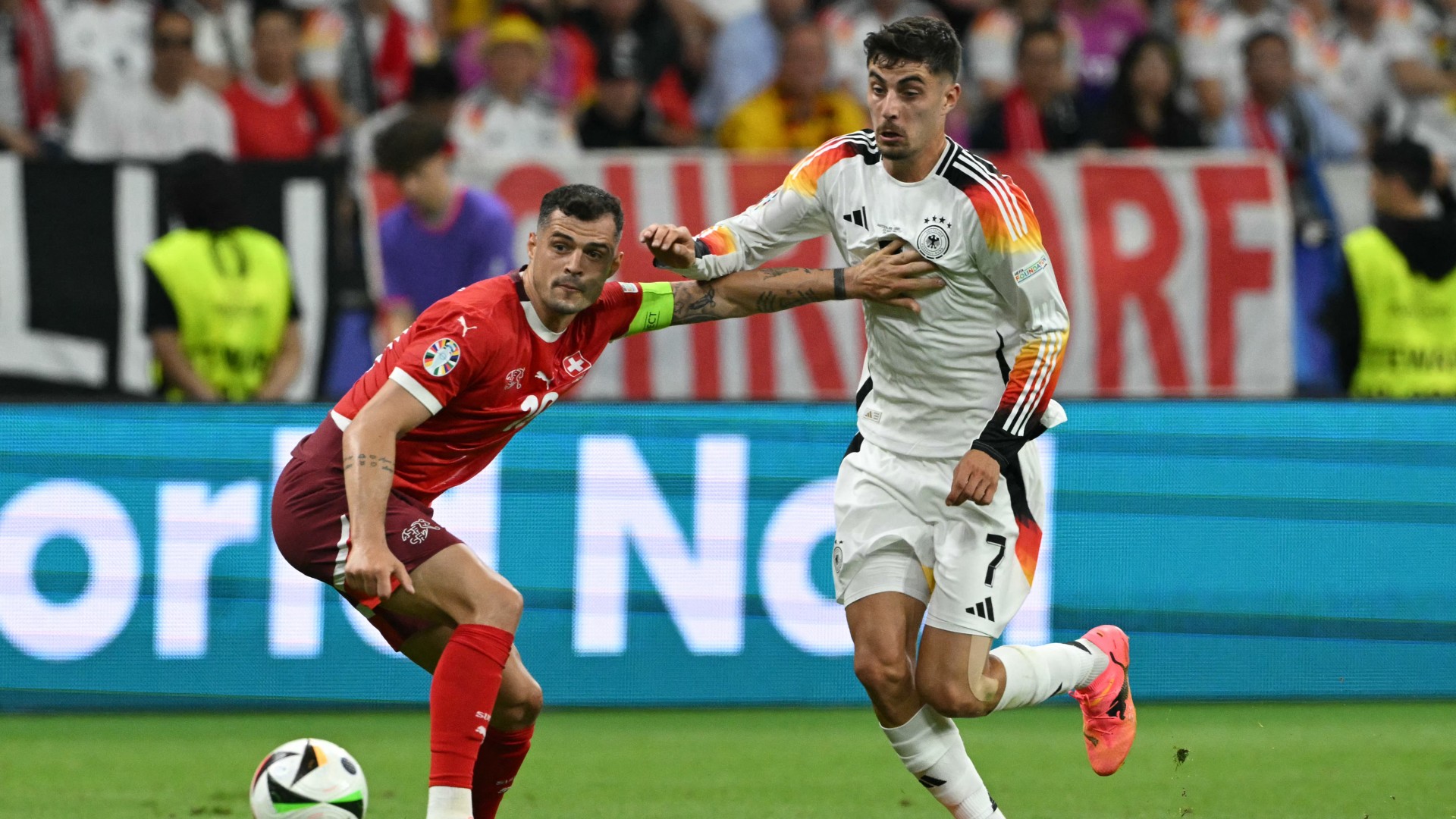 Schweiz Granit Xhaka Deutschland DFB Kai Havertz UEFA Euro 2024 23062024