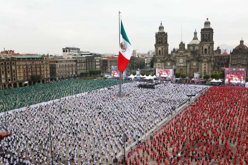 Ciudad de México se lució con la clase de boxeo más grande de la historia