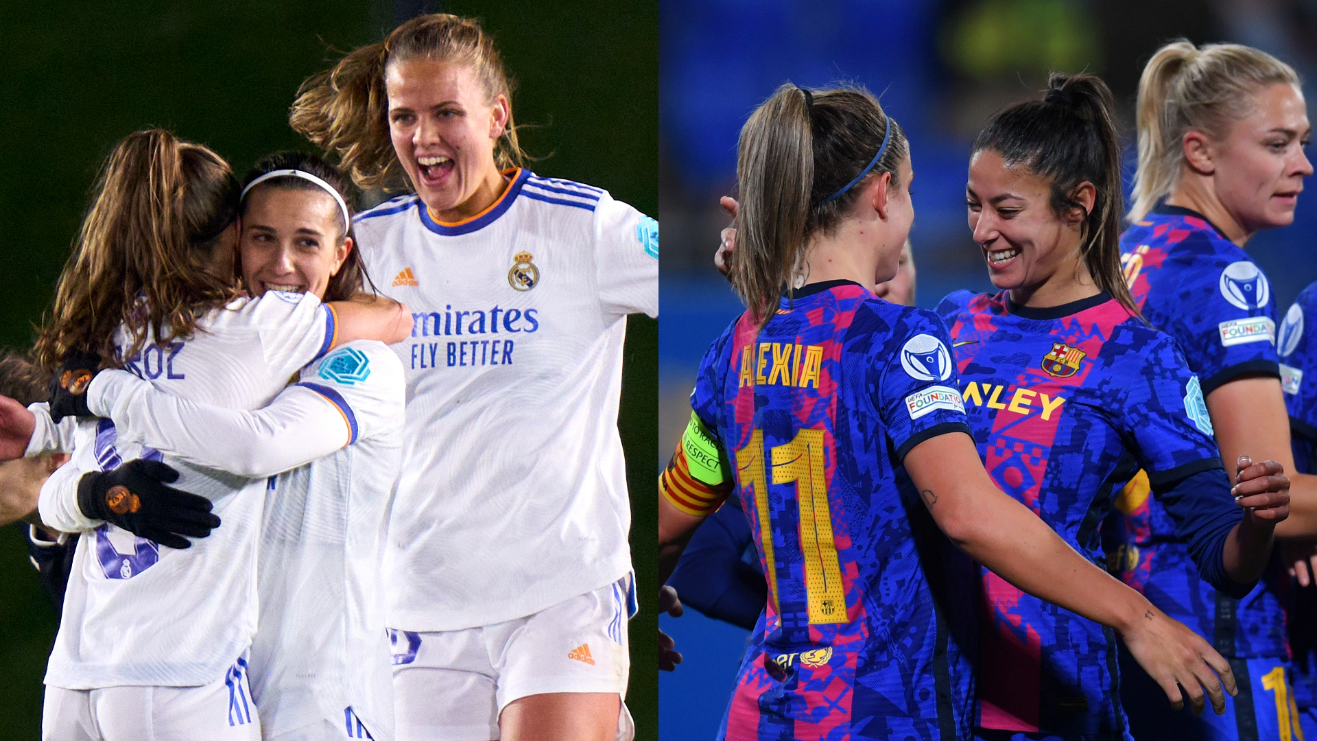Dónde ver el Clásico femenino Real Madrid - FC Barcelona hoy de la UEFA ...