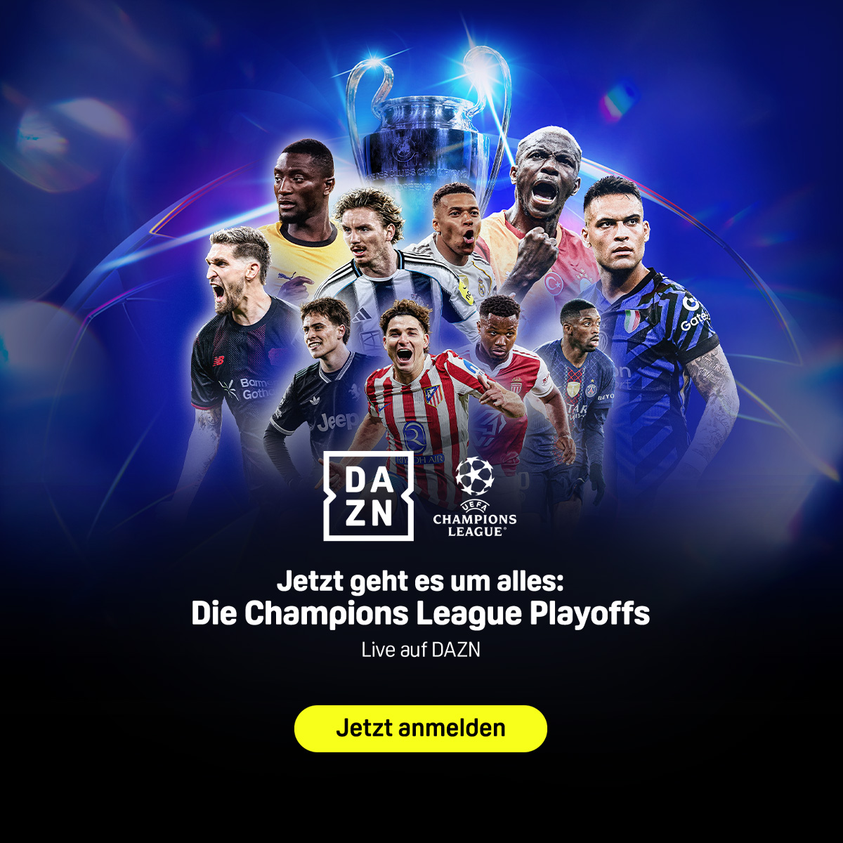 UEFA Champions League Playoffs Banner