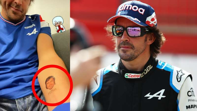 El Plan a flor de piel: Fernando Alonso y su nuevo tatuaje viral para seguir contagiando ilusión en Alpine