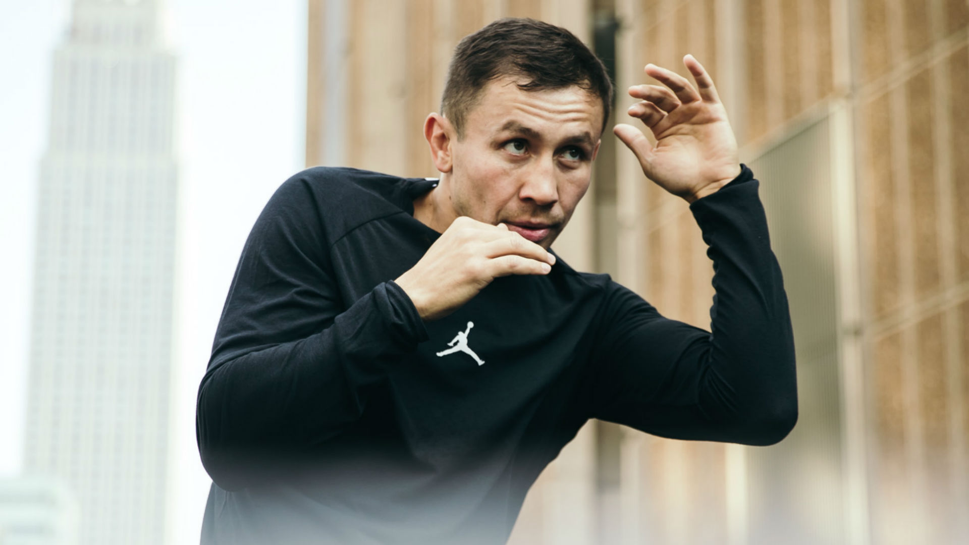 Gennadiy Golovkin si allena