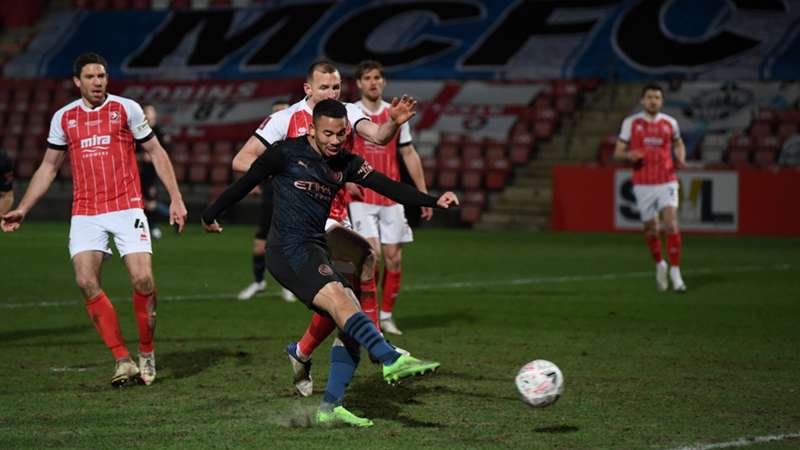 FA Cup: Manchester City survives scare from fourth-tier Cheltenham Town, Arsenal ousted by Southampton