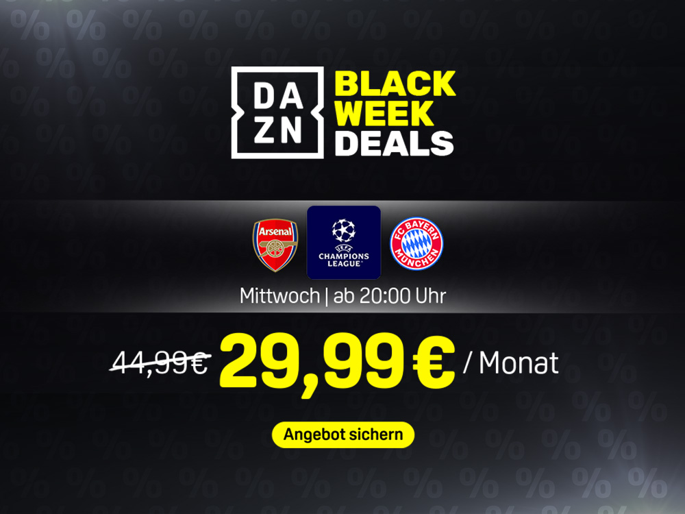 FC Arsenal FC Bayern Black Week Friday Banner