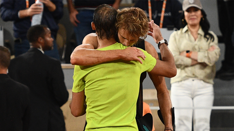 Rafa Nadal y su reacción tras la lesión de Zverev: ¡todo un ejemplo para cualquier deportista!