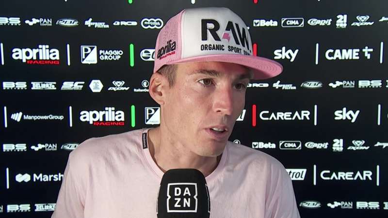 Aleix Espargaró y su recado en el micrófono de DAZN: "Una vez más, el mismo piloto de siempre ha hecho un strike en la curva 3"