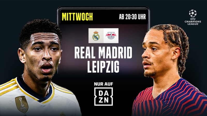 Wer zeigt / überträgt Real Madrid vs. RB Leipzig live im TV und LIVE-STREAM?