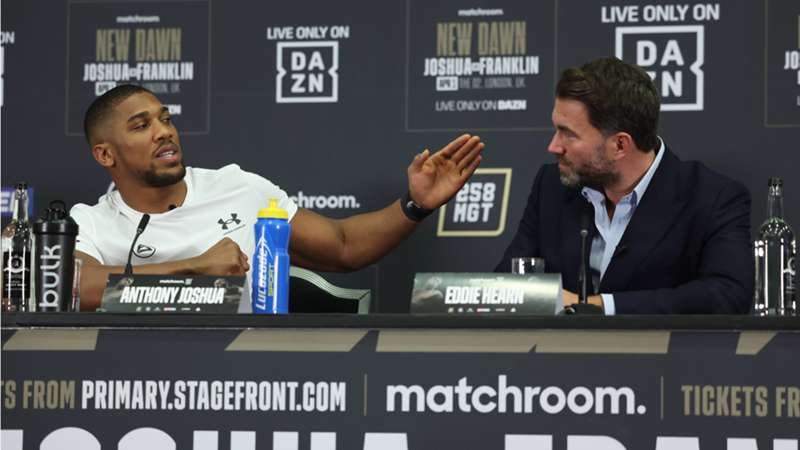 Eddie Hearn unveils the three names for Anthony Joshua following Jermaine Franklin test