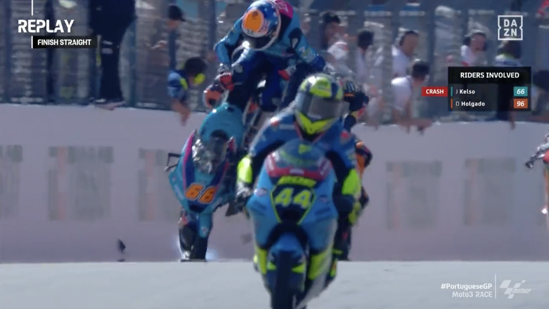 Joel Kelso, Dani Holgado, Moto3